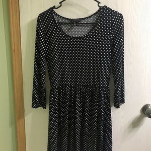 Forever 21 dress, black with white polka dots